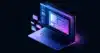 Isometric illustration of a laptop showing a WordPress page builder live preview editor