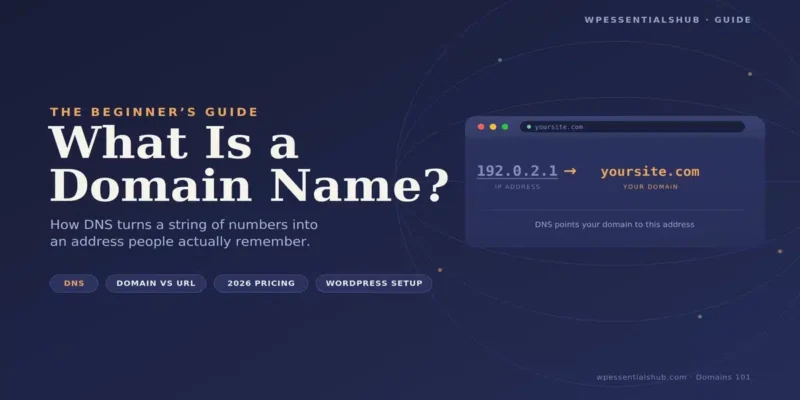 What Is a Domain Name? The Complete Beginner’s Guide (2026)